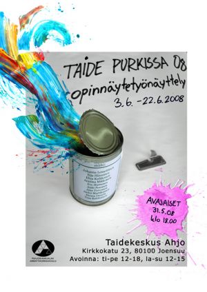 Taide purkissa 08